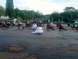 Prajurit Kodim 0412/LU Gelorakan Semangat “Bushido” Lewat Latihan Karate INKAI