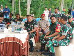 Dandim 0808/Blitar Dampingi Danrem 081/DSJ kunjungi Lokasi Sasaran Pembangunan Jembatan Gantung Di Blitar