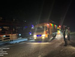 Antisipasi Lakalantas dan C3 di Tengah Cuaca Ekstrem, Sat Lantas Polres Mesuji Intensifkan Patroli di Jalintim