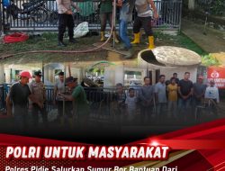 Polres Pidie Salurkan Sumur Bor Bantuan Kapolda Aceh untuk Warga Gampong Tanjong