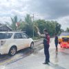Curah Hujan Tinggi, Sat Samapta Polres Mesuji Siaga dan Pantau Debit Air di Perbatasan