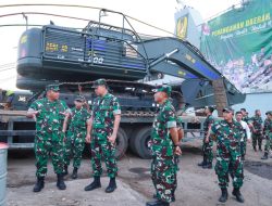 Pangdam I/BB Tinjau Kedatangan Bantuan Kasad untuk Korban Bencana Alam di Pelabuhan Belawan