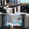 Pangdam II/Sriwijaya Ikuti Evaluasi Bidang Pendidikan Secara Virtual, Wakasad : “Jaga dan Monitor Selalu Kesehatan Peserta Didik”