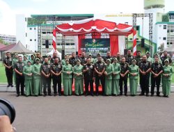 Dandim Palembang dan Ketua Persit KCK Cabang XLII Hadiri Syukuran HUT Ke-80 Kodam II/Sriwijaya