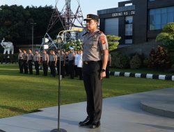 Wakapolda Sumsel Pimpin Apel Pagi Perdana, Tekankan Disiplin dan Profesionalisme Personel
