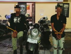 Motor Raib Saat Pemilik Ambil Helm, Dua Pelaku Curanmor Ditangkap Polisi