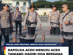Kapolda Aceh Berangkat ke Aceh Tamiang untuk Kegiatan Doa Bersama Pematangan Lahan Huntap Korban Bencana