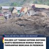 Polsek Lut Tawar Gotong Royong Bantu Bersihkan Rumah Warga Terdampak Bencana di Pedemun