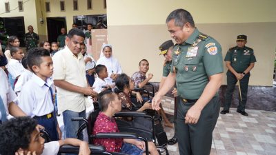 Peduli Masa Depan Bangsa, Kasad Tinjau Renovasi Panti Asuhan di Kupang