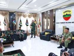 Pangdam l/BB Sambut Kedatangan Asops Panglima TNI di Markas Kodam l/BB