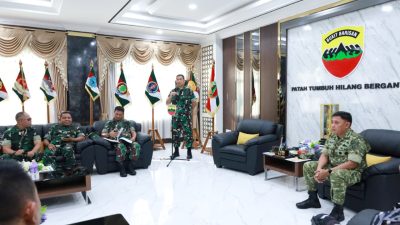 Pangdam l/BB Sambut Kedatangan Asops Panglima TNI di Markas Kodam l/BB