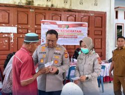 Polres Aceh Barat Daya Gelar Bakti Kesehatan untuk Masyarakat Terdampak Banjir