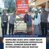 Polres Aceh Jaya Bangun Sumur Bor untuk Memenuhi Kebutuhan Air Bersih Pesantren Sabilur Rasyad