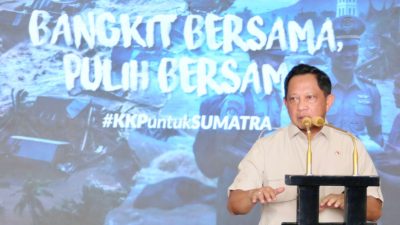 Mendagri Apresiasi Kementerian Kelautan dan Perikanan Tugaskan Taruna Bantu Daerah Terdampak Bencana