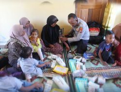 Polres Aceh Barat Gelar Pengobatan Gratis dan Salurkan Bantuan Sembako untuk Warga Wilayah Terpencil