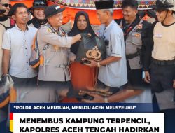 Kapolres Menembus Kampung Terpencil, Salurkan Bantuan dan Pelayanan Kesehatan untuk Warga Terdampak Bencana