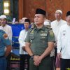 Kasdim 0418/Palembang Hadiri Peringatan Isra Mikraj Nabi Muhammad SAW di Masjid Darussaid Palembang