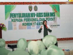 Korem 174/ATW Tingkatkan Kesadaran Kesehatan Prajurit melalui Penyuluhan HIV dan IMS