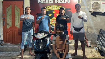 Tim Jatanras Polres Dompu Amankan Pelaku Curanmor di Kecamatan Woja