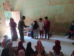 Seragam Sekolah Dari TNI AD Untuk Siswa SDN Rantau Panjang Aceh Tamiang