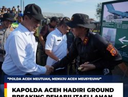 Kapolda Aceh Hadiri Ground Breaking Rehabilitasi Lahan Sawah Terdampak Bencana di Aceh Utara