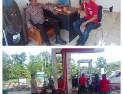 Jaga Kamtibmas, Polisi Berikan Himbauan Saat Antrean BBM di SPBU