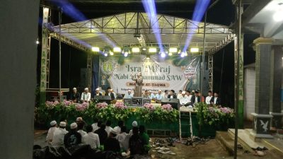 Peringati Isra Mi’raj Nabi Muhammad SAW, Warga Dusun Kaligading Desa Sumberkerto Gelar Sholawat Nariyah Indonesia