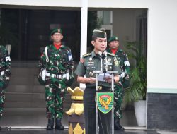Korem 044/Gapo Gelar Upacara Bendera 17-an, Jadilah Prajurit Prima