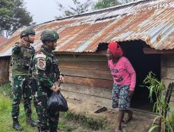 Binter TNI Pilar Kewilayahan Satgas Yonif 521/DY di Distrik Walesi