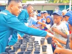 Satukan Hati dengan Masyarakat, Satgas Yonif 763/SBA Laksanakan Komsos