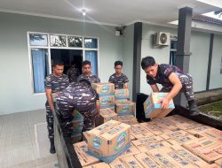 Koarmada III Kerahkan Unsur Guspurla III Salurkan Bantuan untuk Korban akibat Banjir di Halmahera Barat dan Utara