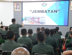 Korem 044/Gapo Gelar Bimtek Satgas Jembatan TNI AD, “Tidak Ada Toleransi Terhadap Pelaksanaan Yang Asal-Asalan”