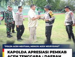 Kapolda Aceh Apresiasi Aceh Tenggara Sebagai Daerah Pertama Turunkan Status Darurat Bencana