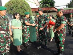 Pangdam l/BB dan Ketua Persit KCK Daerah l/BB Kunker ke Kodim 0201/Medan