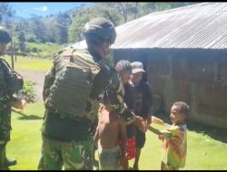 Binter Humanis Papua Satgas Yonif 521/DY Semangat kebersamaan Kasih Sayang dan kepedulian di Tanah Papua