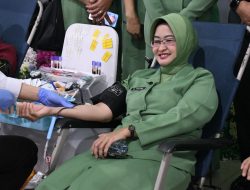 Persit KCK Koorcab Rem 044 Targetkan 2.500 Kantong Darah Dalam Peringatan HUT ke-80 Persit