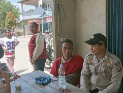 Dekat dengan Masyarakat, Polisi Sengah Temila Lakukan Patroli Humanis