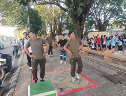 Wujud Sinergitas TNI, Kodim 1310/Bitung Olahraga Bersama Pemerintah, Ormas dan Masyarakat