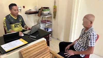 Satreskrim Polres Landak Tangkap Tersangka Perkosaan TKP kec. Mandor