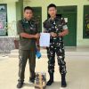 Yonif 763/SBA melaksanakan Serah Terima Perbaikan Kendaraan Dinas