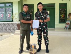 Yonif 763/SBA melaksanakan Serah Terima Perbaikan Kendaraan Dinas