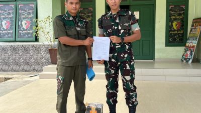 Yonif 763/SBA melaksanakan Serah Terima Perbaikan Kendaraan Dinas