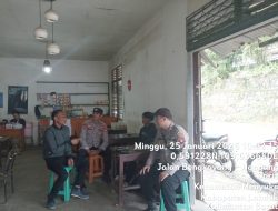 Imbau Warga Masyarakat Saat Personil Polsek Menyuke Laksanakan Patroli Siang