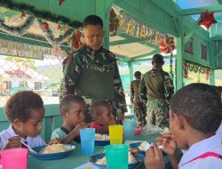 Warna-Warni Semangat Belajar: Pos Kotis Satgas Yonif 751/VJS Gelar Lomba Mewarnai Berhadiah Seragam Sekolah Baru