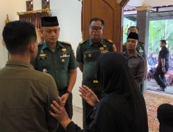 Dandim Sleman Berikan Dukungan Moril Keluarga