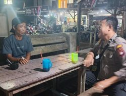 Pastikan Situasi Tetap Kondusif, Personel Subsektor Sompak Laksanakan Patroli Kamtibmas Malam Hari