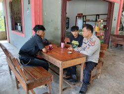 Polisi Menyapa Warga di Momen Santai, Kamtibmas Jadi Topik Utama