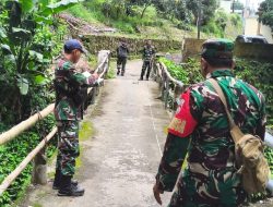 Survei Jembatan di Mojosongo, Babinsa dan Zidam IV/Diponegoro Siapkan Akses Vital untuk Warga