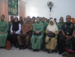 Melalui Penilaian Lomba Posyandu, PD XVIII/Kasuari Perkuat Peran Posyandu Sambut HUT ke-80 Persit