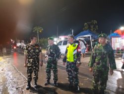 Sinergi Babinsa dan Warga, Patroli Malam Jaga Kondusifitas Desa Klewor
